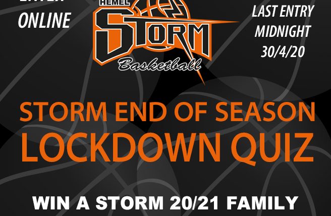 Storm’s 19/20 End of Season Lockdown Quiz