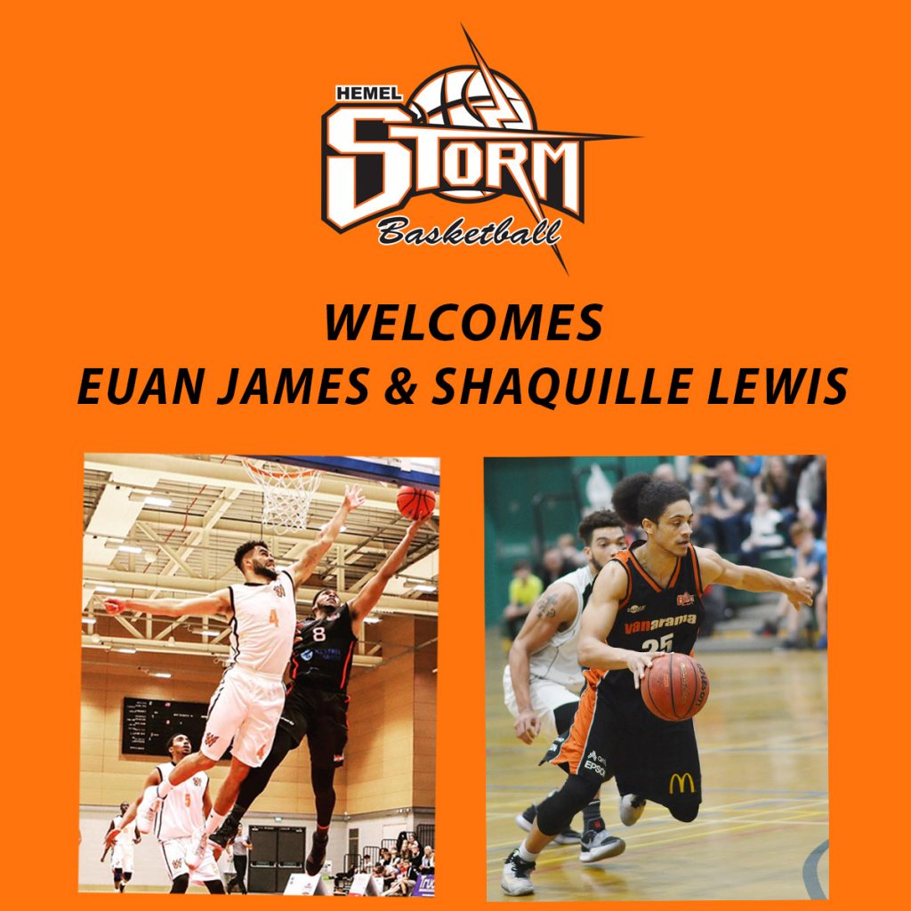 Storm add dynamic duo of Euan James and Shaquille Lewis