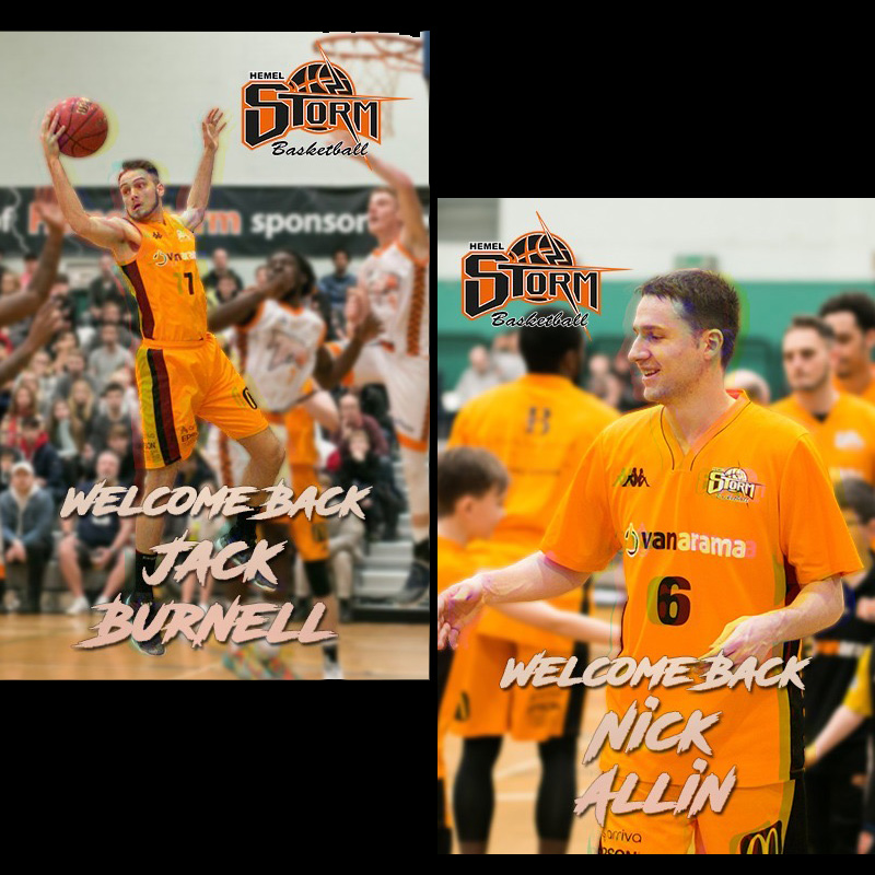 Storm welcome back Burnell and Allin for the upcoming season!