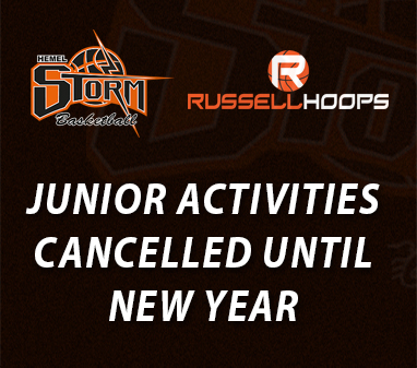 Junior activities cancelled until New Year
