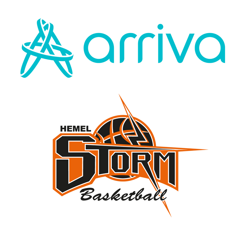 Hemel Storm sponsorship with Arriva resumes for the 2021/2022 season