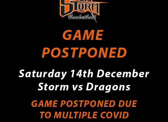 Saturday’s home game postponed