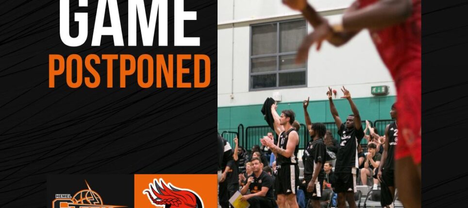 GAME POSTPONED – 6th January 2024