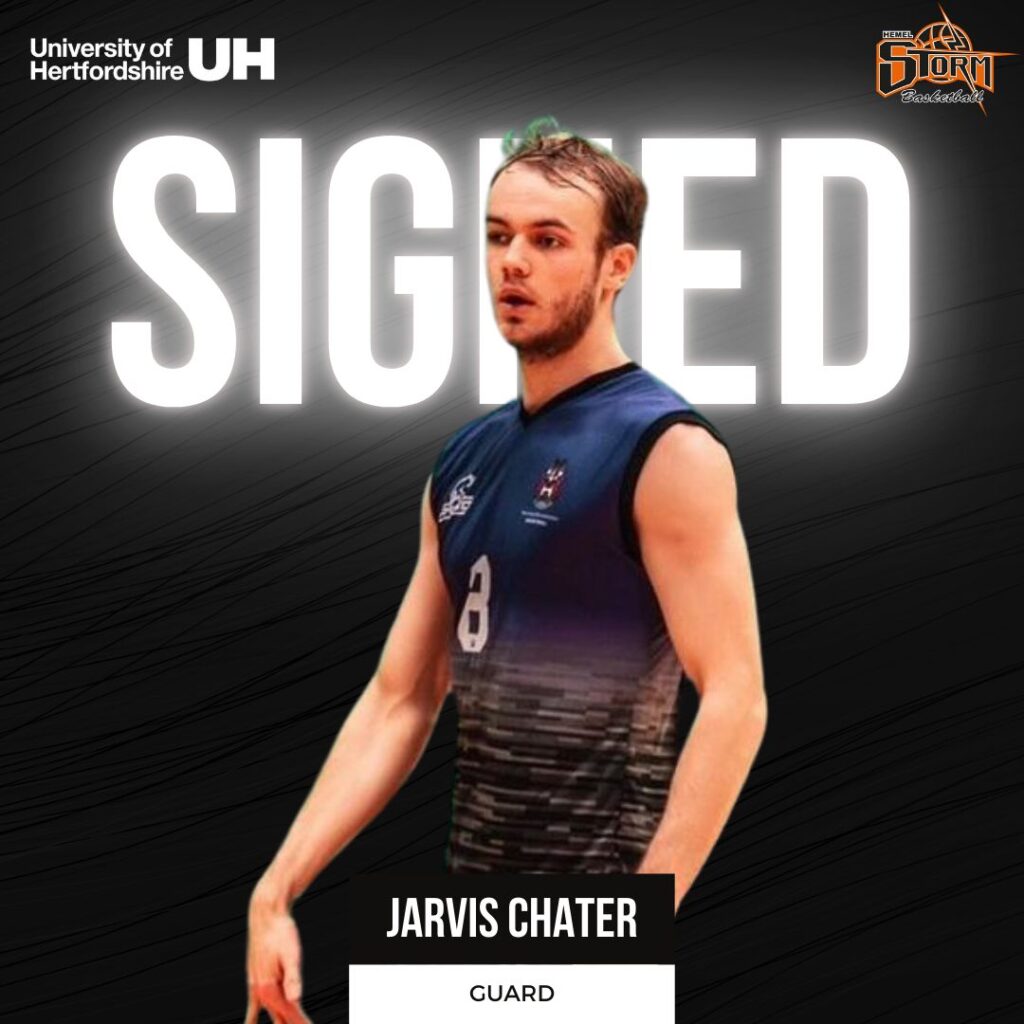 University man Jarvis Chater to play for Storm!
