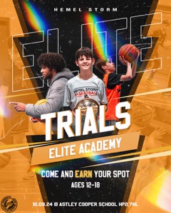 Hemel Storm Junior Elite Programme – Trial Session