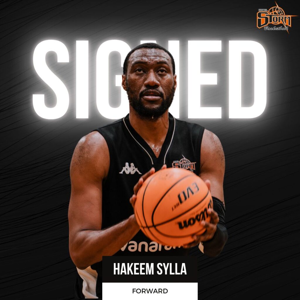 Hakeem Sylla to continue with Hemel Storm
