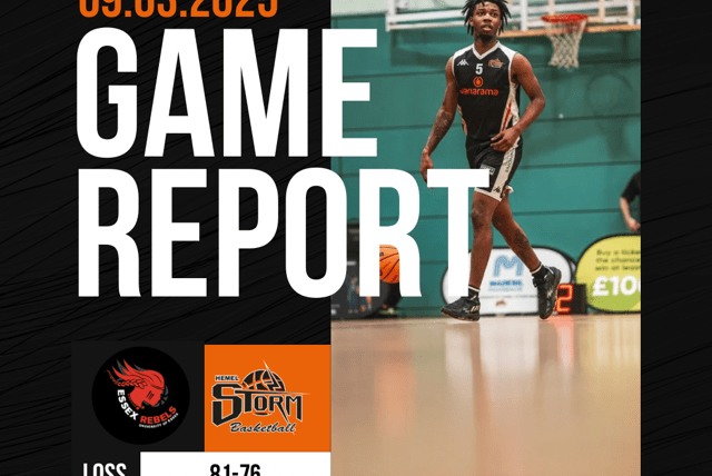 Storm fall short to the Rebels in a close encounter