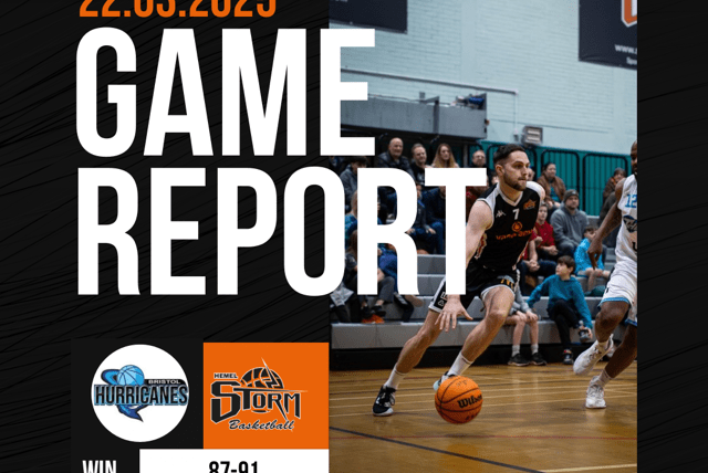 Storm squeeze past Bristol on the road