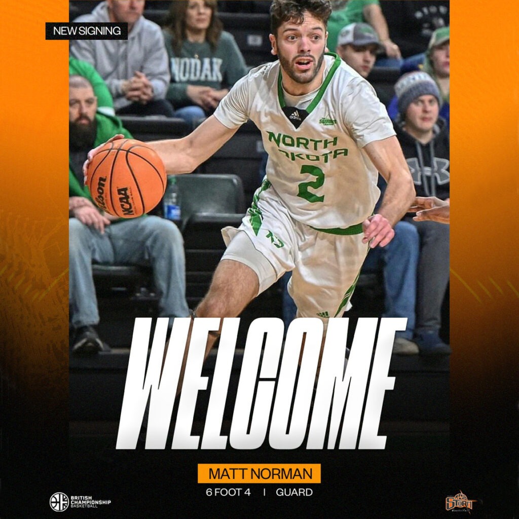 Heading into the weekend on a high as American Matt Norman signs for Storm!