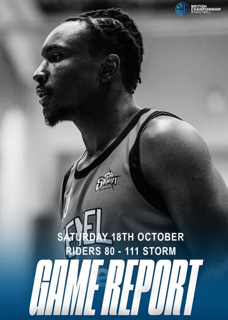 Storm bounce back with a convincing 80-111 victory over Loughborough Riders