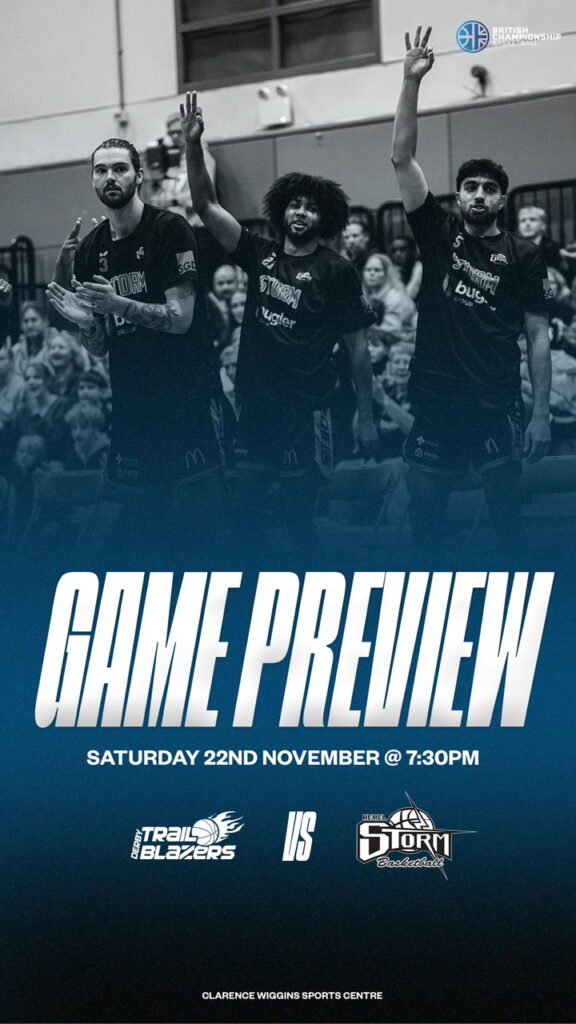 Storm looking to gather momentum as they travel to Derby