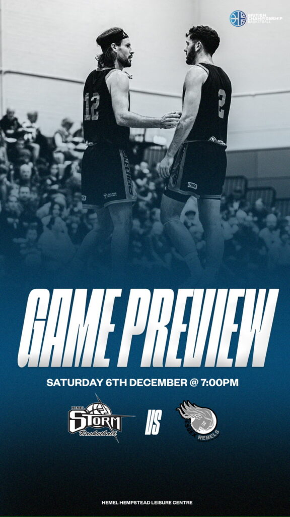Storm welcome Rebels as they search for back-to-back wins
