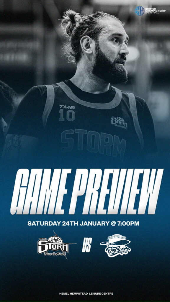 Storm search for upturn in form as they welcome Birmingham Rockets