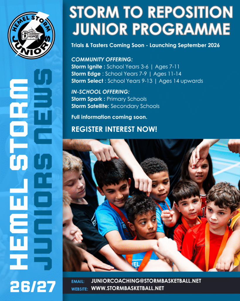 Storm to reposition junior programme