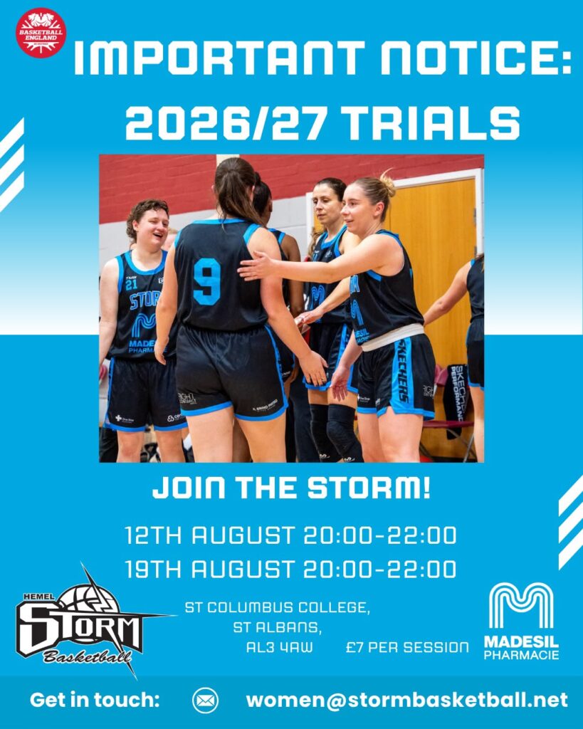 Hemel Storm Women Trials