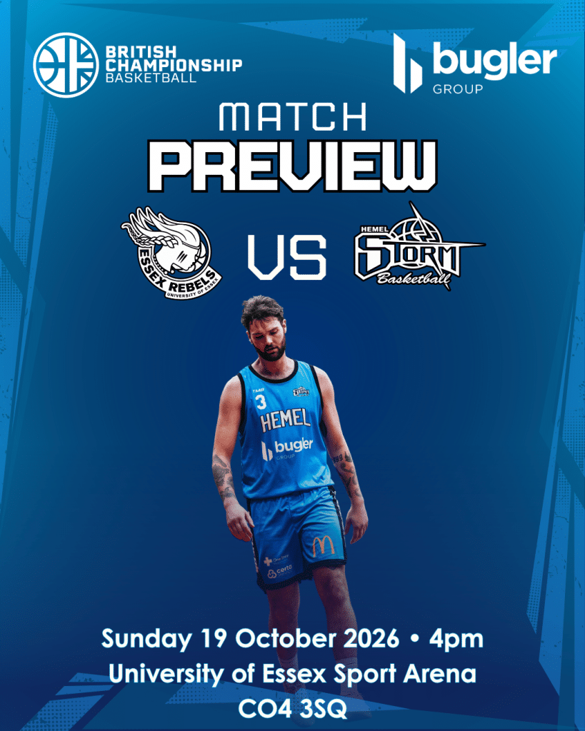 Match Preview: Essex Rebels vs Hemel Storm