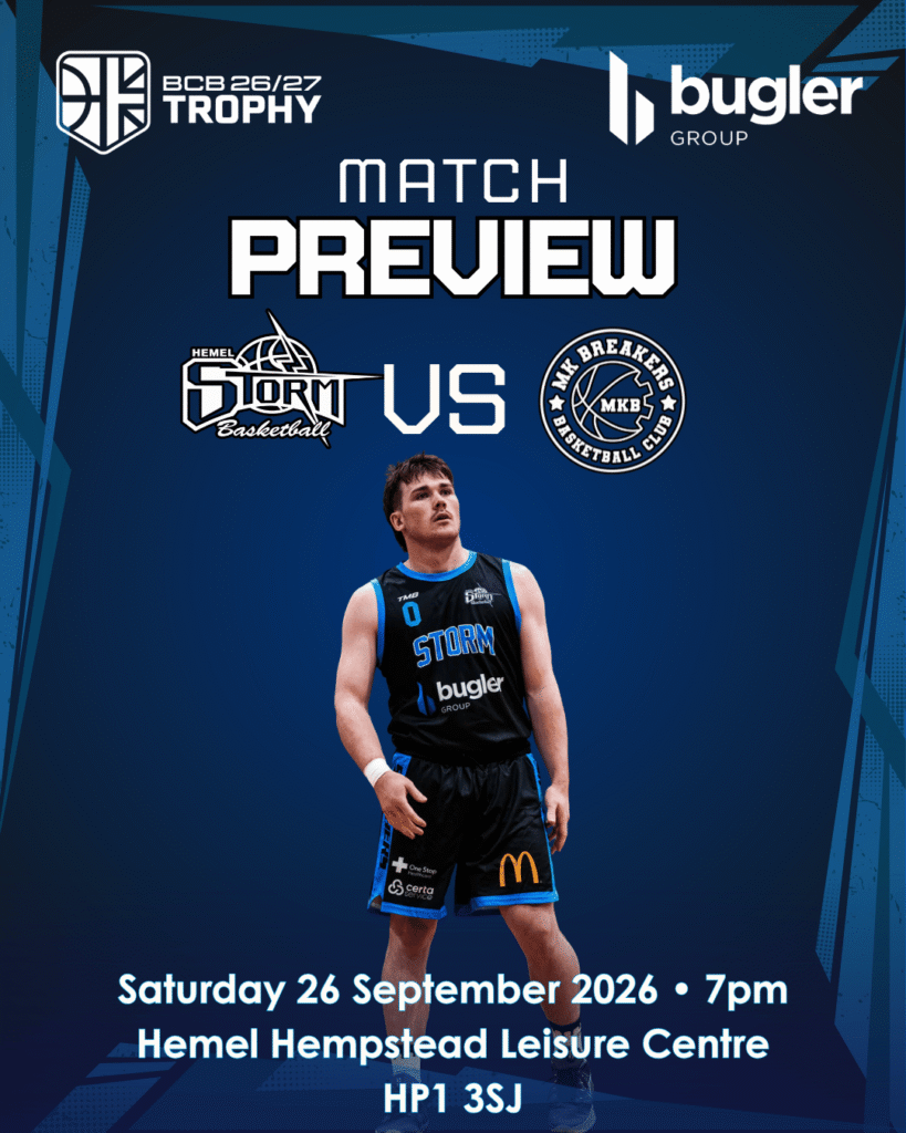 Match Preview: Hemel Storm vs MK Breakers (BCB Trophy)