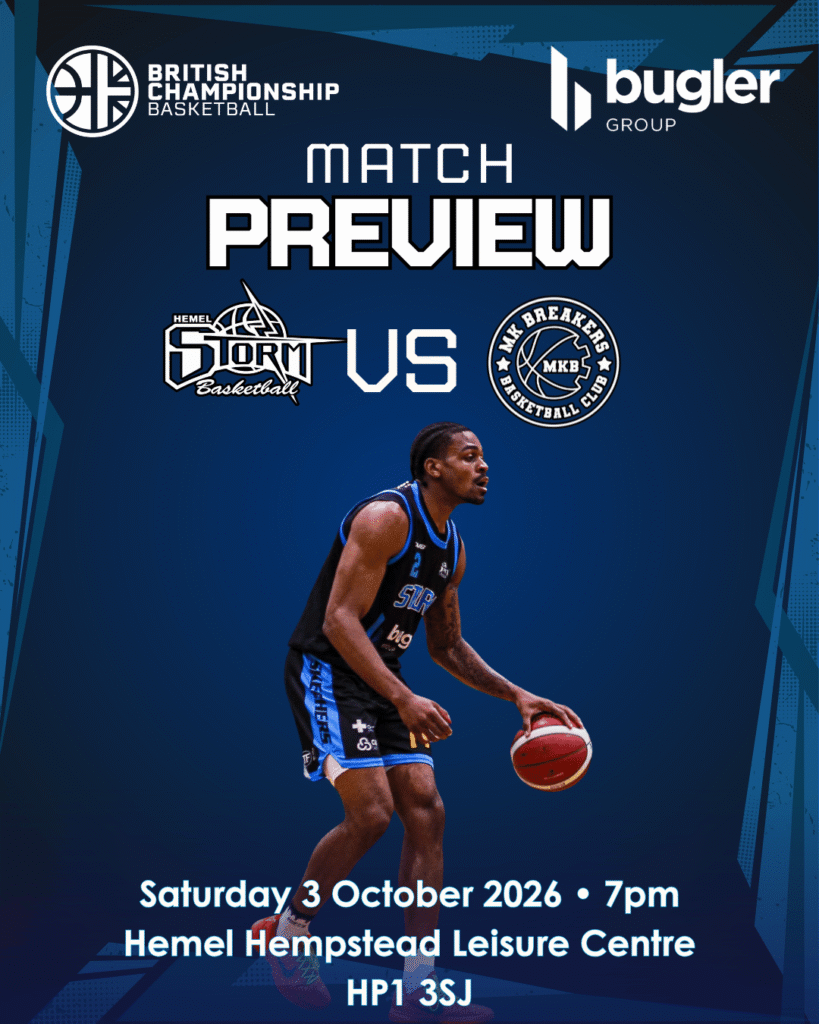 Match Preview: Hemel Storm vs Milton Keynes Breakers