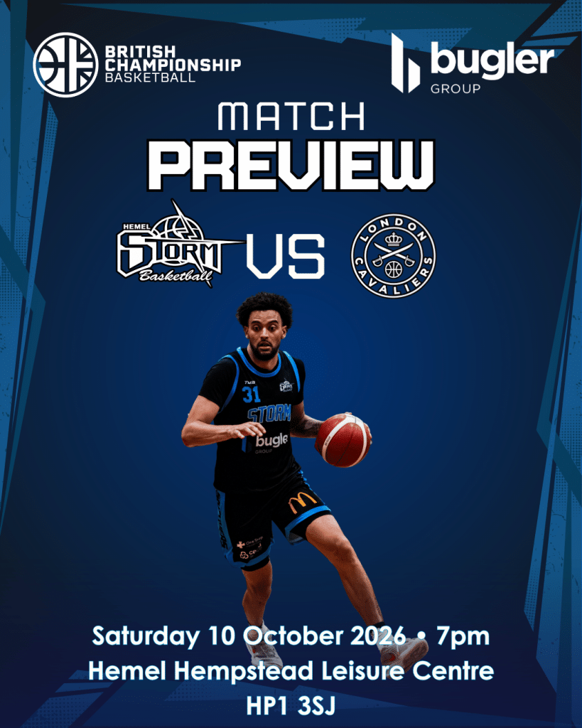 Match Preview: Hemel Storm vs London Cavaliers